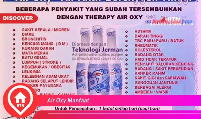 air oxy manfaat