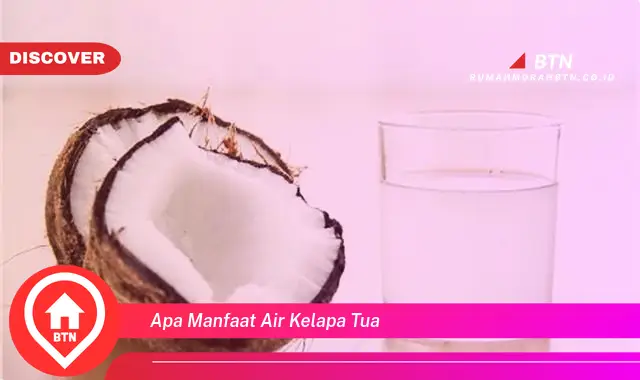 apa manfaat air kelapa tua