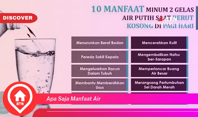 apa saja manfaat air