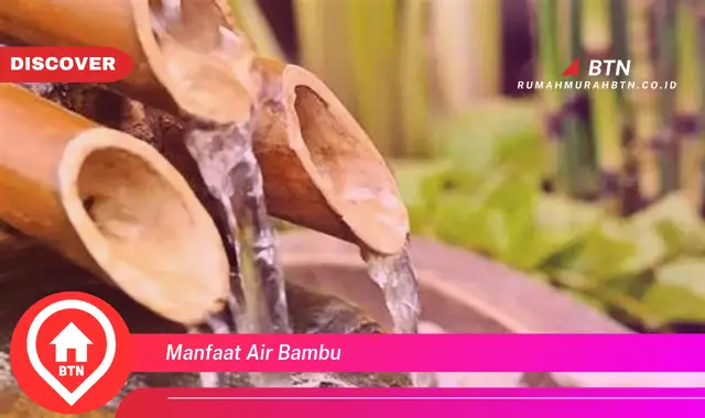 manfaat air bambu