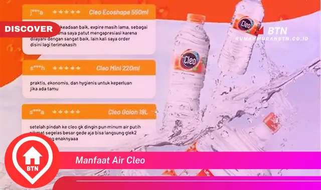 manfaat air cleo