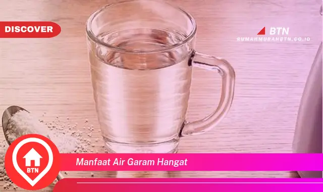 manfaat air garam hangat