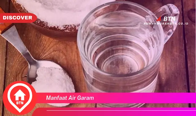 manfaat air garam