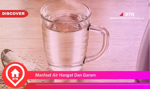 manfaat air hangat dan garam