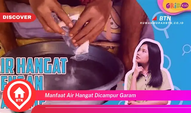 manfaat air hangat dicampur garam