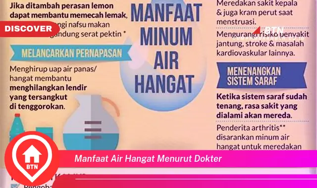 manfaat air hangat menurut dokter