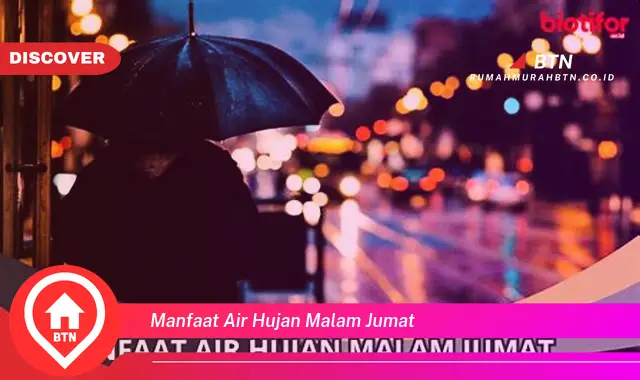 manfaat air hujan malam jumat