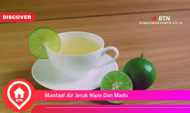 manfaat air jeruk nipis dan madu