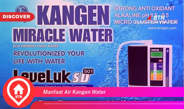 manfaat air kangen water