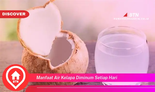 manfaat air kelapa diminum setiap hari