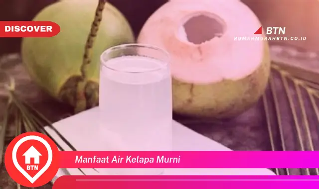 manfaat air kelapa murni