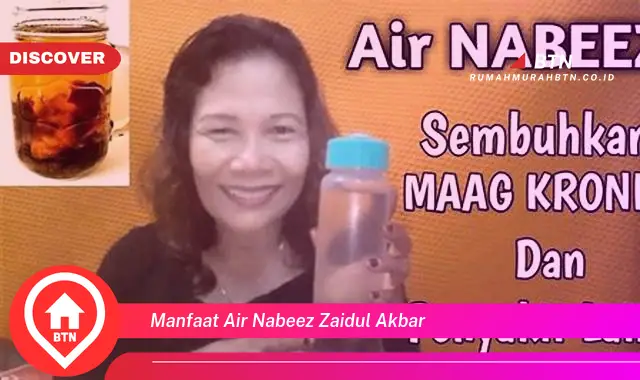 manfaat air nabeez zaidul akbar