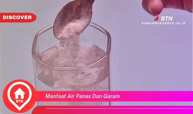 manfaat air panas dan garam