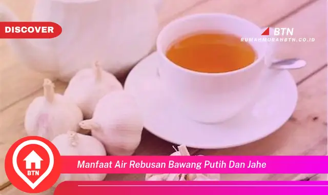 manfaat air rebusan bawang putih dan jahe