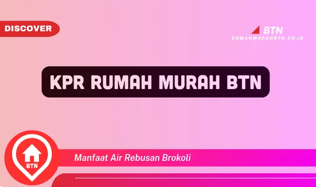 manfaat air rebusan brokoli