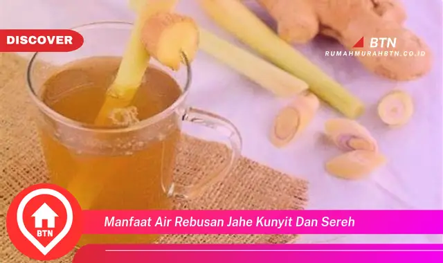 manfaat air rebusan jahe kunyit dan sereh