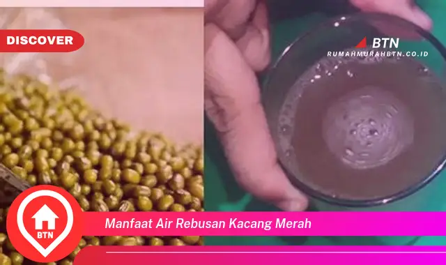 manfaat air rebusan kacang merah