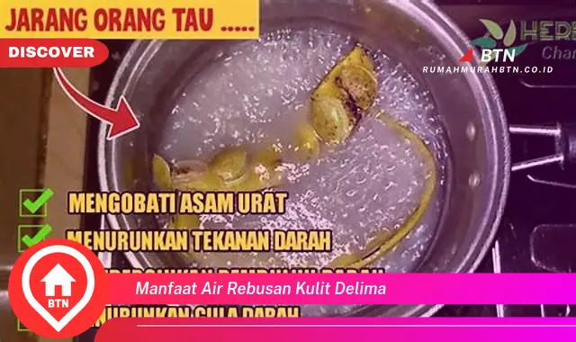 manfaat air rebusan kulit delima