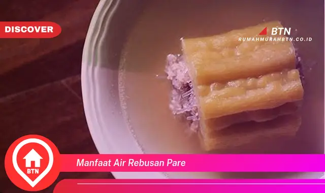 manfaat air rebusan pare