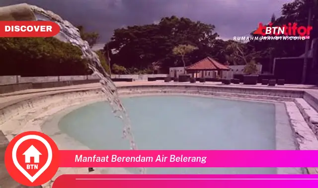 manfaat berendam air belerang