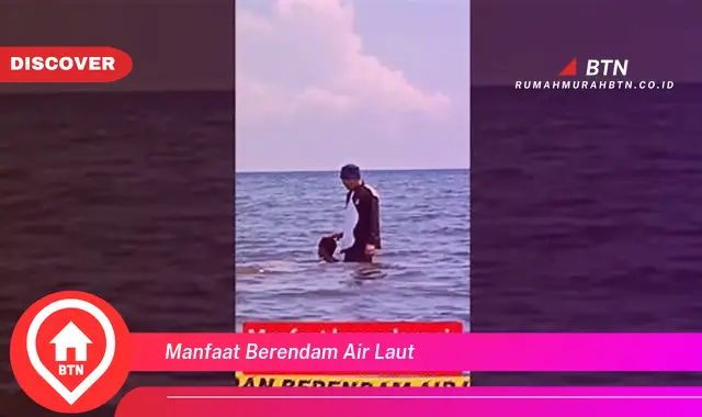 manfaat berendam air laut