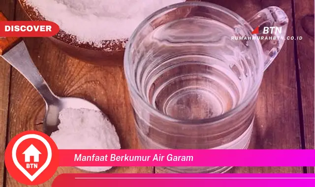 manfaat berkumur air garam