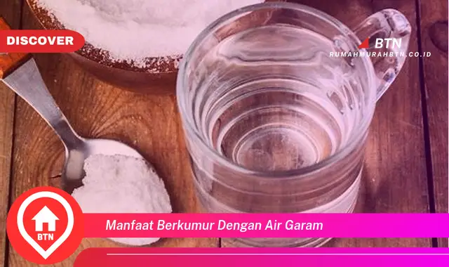 manfaat berkumur dengan air garam