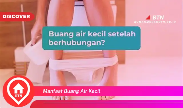 manfaat buang air kecil