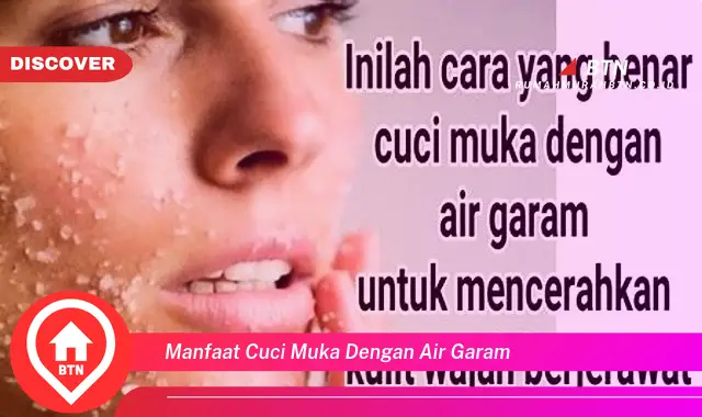 manfaat cuci muka dengan air garam