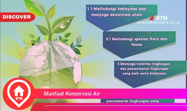 manfaat konservasi air