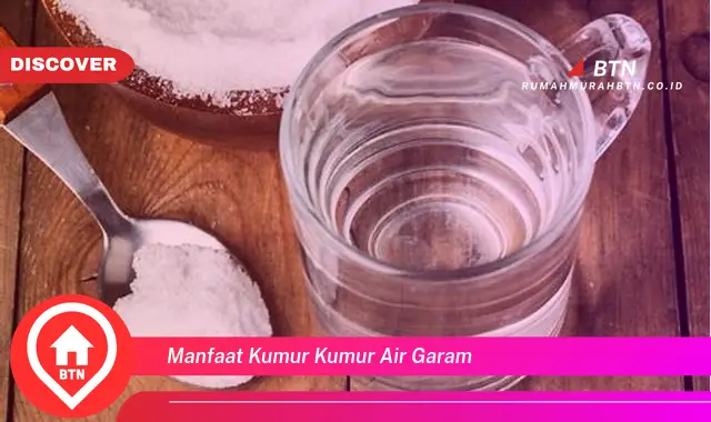 manfaat kumur kumur air garam