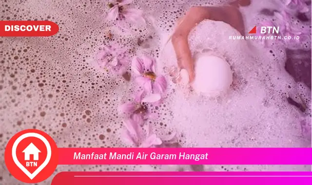 manfaat mandi air garam hangat