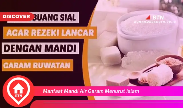 manfaat mandi air garam menurut islam