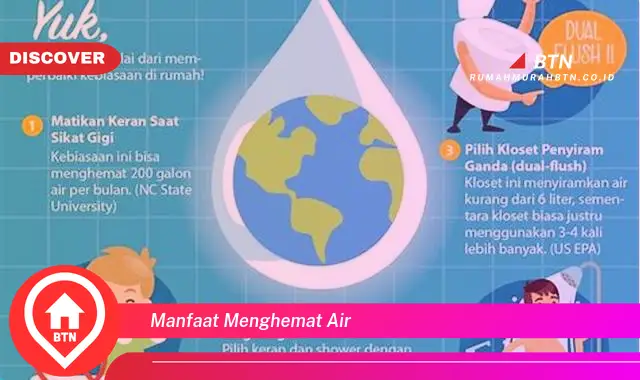 manfaat menghemat air