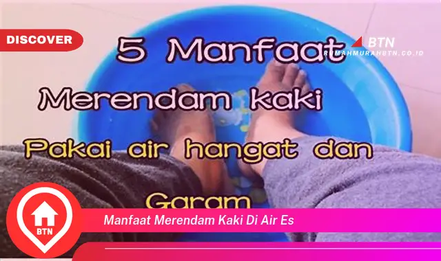 manfaat merendam kaki di air es