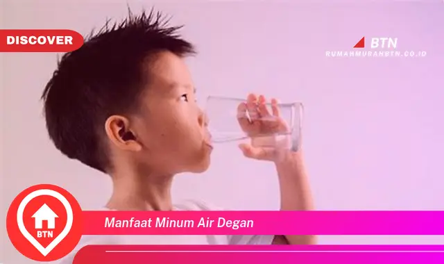 manfaat minum air degan