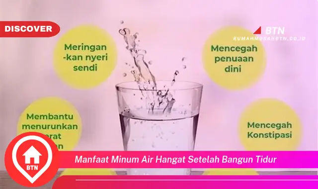 manfaat minum air hangat setelah bangun tidur