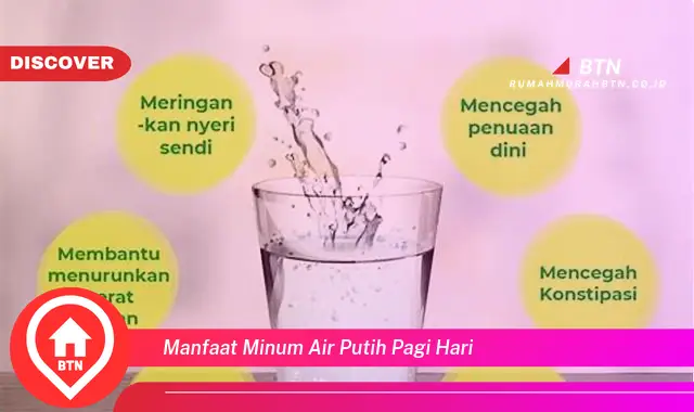 manfaat minum air putih pagi hari