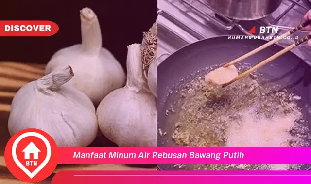 manfaat minum air rebusan bawang putih