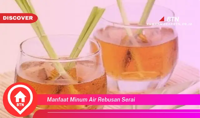 manfaat minum air rebusan serai