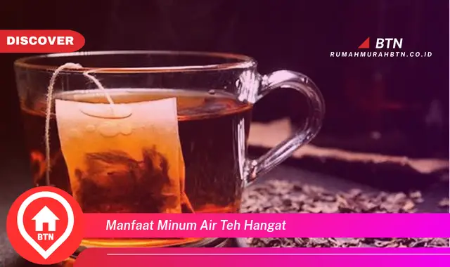 manfaat minum air teh hangat