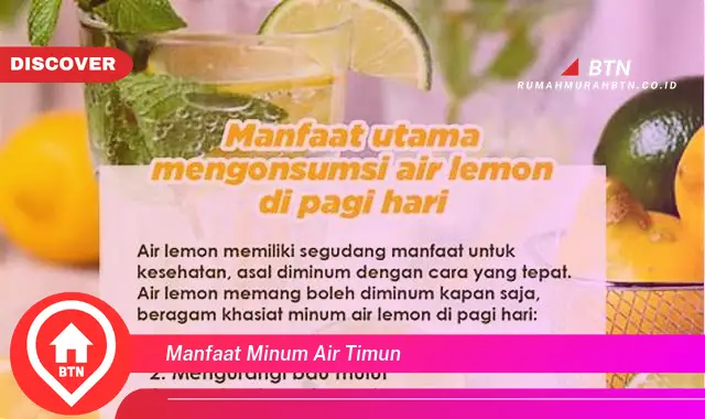 manfaat minum air timun