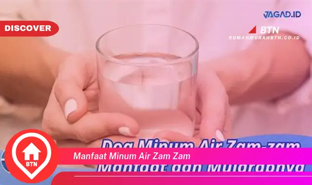 manfaat minum air zam zam