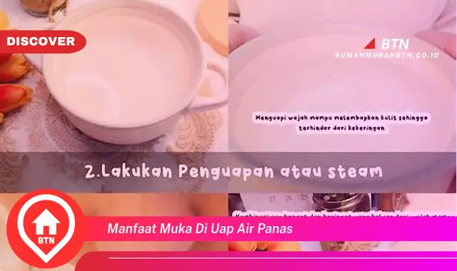 manfaat muka di uap air panas