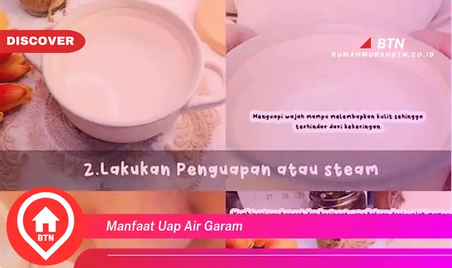 manfaat uap air garam