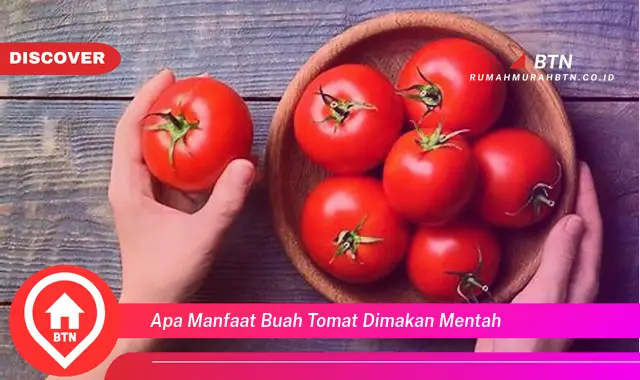 apa manfaat buah tomat dimakan mentah