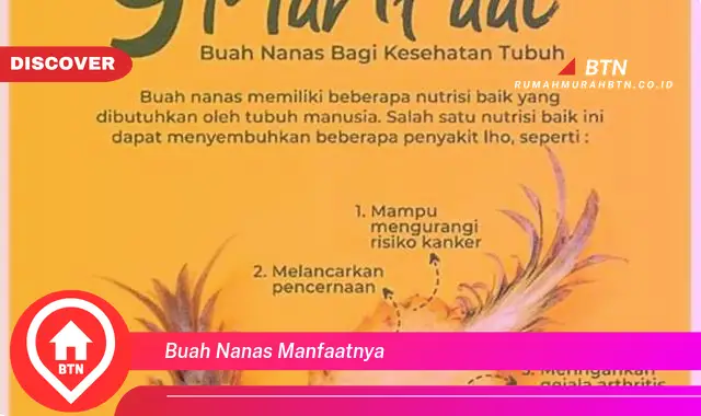 buah nanas manfaatnya