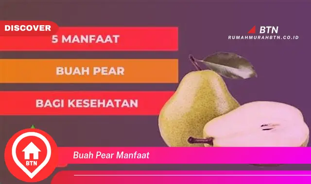 buah pear manfaat