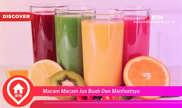 macam macam jus buah dan manfaatnya