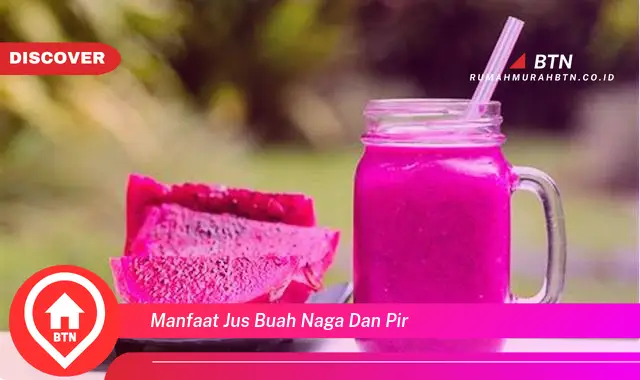 manfaat jus buah naga dan pir